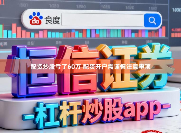 配资炒股亏了60万 配资开户需谨慎注意事项